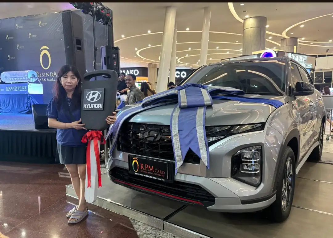 Resinda Park Mall Gelar Grandora Prize, Apresiasi Member Setia dengan Hadiah satu unit Hyundai Creta 