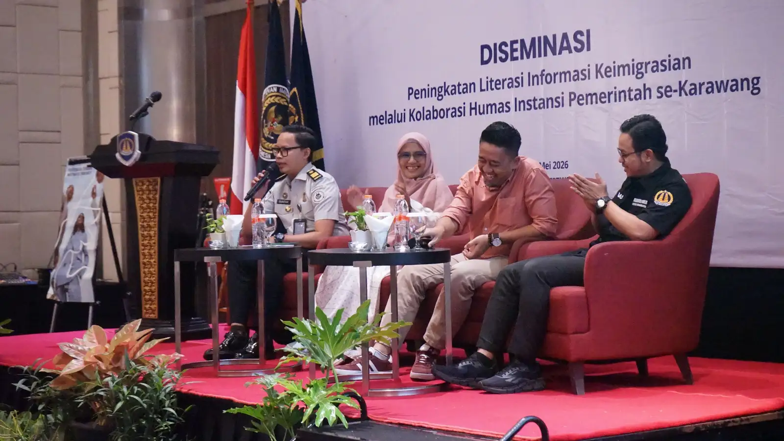 Imigrasi Karawang Gelar Seminar CONNECT, Perkuat Kolaborasi Humas Instansi Tingkatkan Literasi 