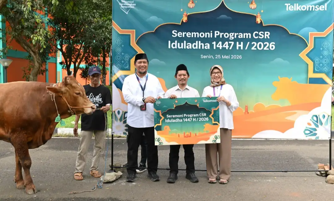 Telkomsel Salurkan Kurban Iduladha 1447 Hijriah untuk Masyarakat Jabodetabek Jabar Dengan Semangat Melayani Sepenuh Hati 
