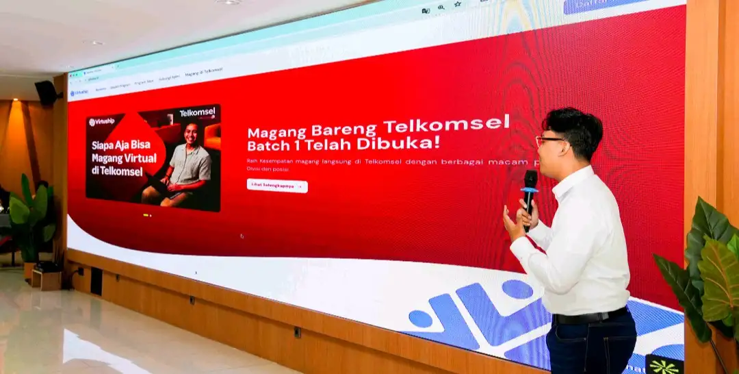 Lebih dari Sekadar Belajar: Mahasiswa Kini Bisa Rasakan Pengalaman Kerja Nyata di Telkomsel lewat Virtuship