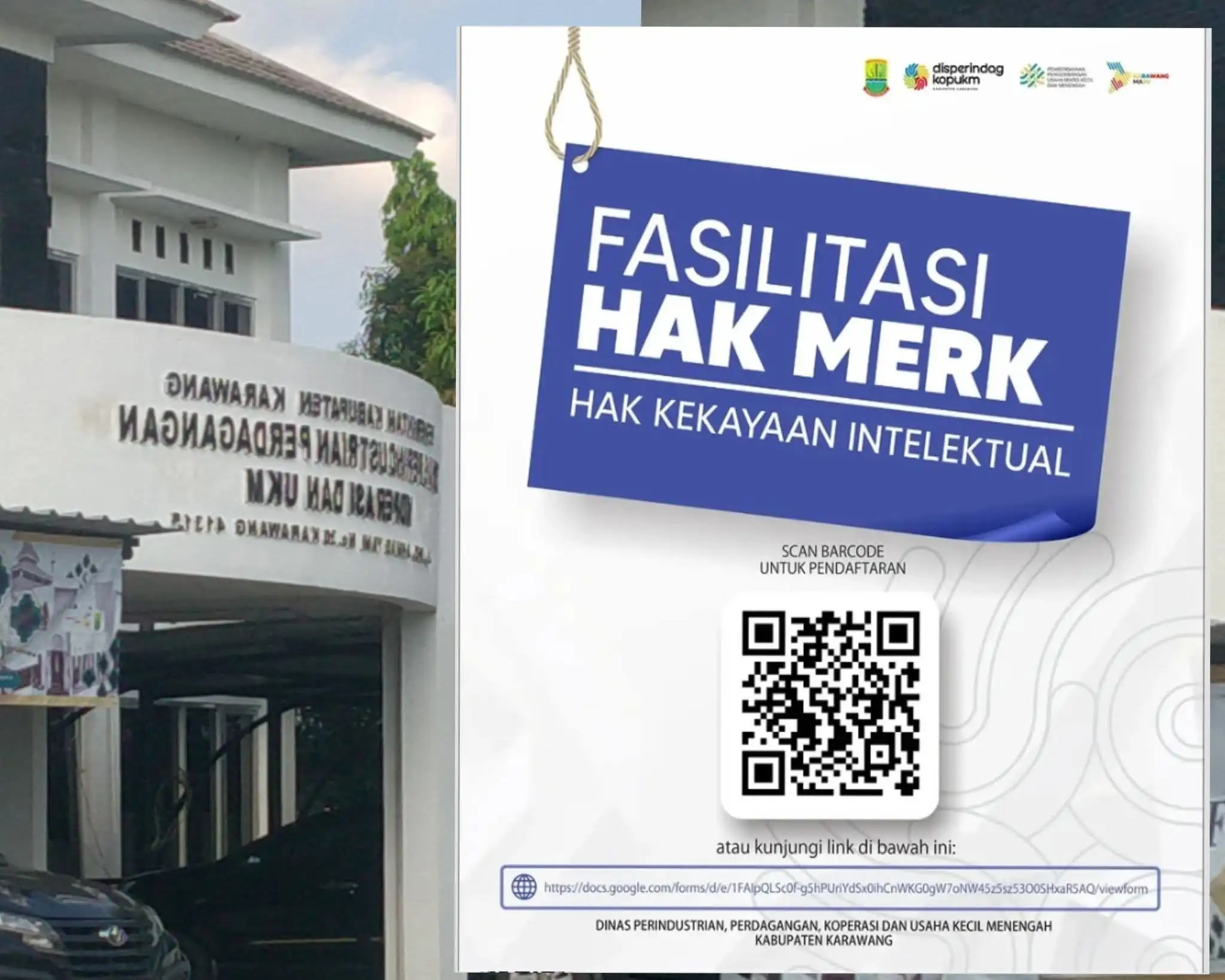 Disperindagkop UKM Karawang Fasilitasi Pendaftaran Merek Gratis, UMKM Diajak Melek Legalitas