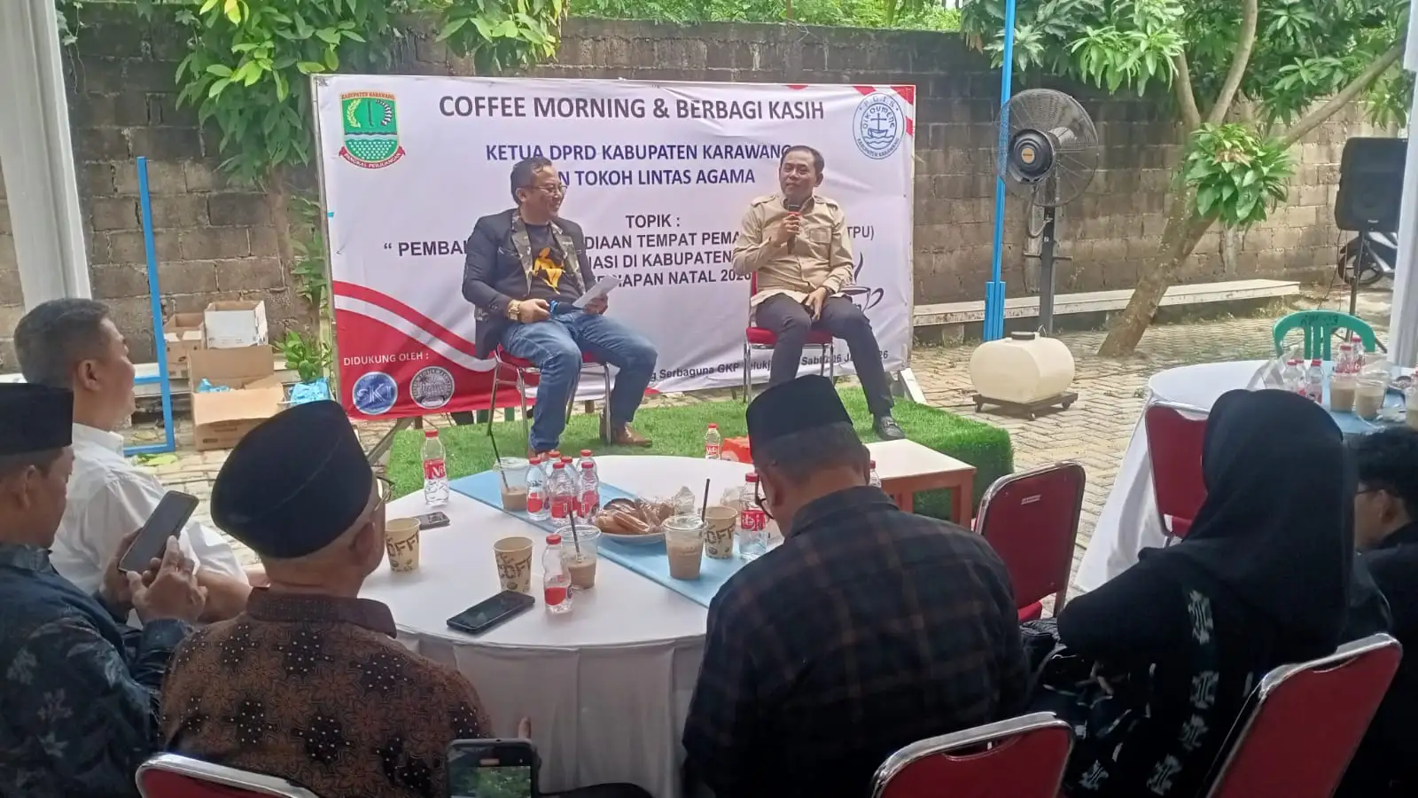 Bahas TPU Non-Diskriminasi, Ketua DPRD Karawang Temui Tokoh Lintas Agama