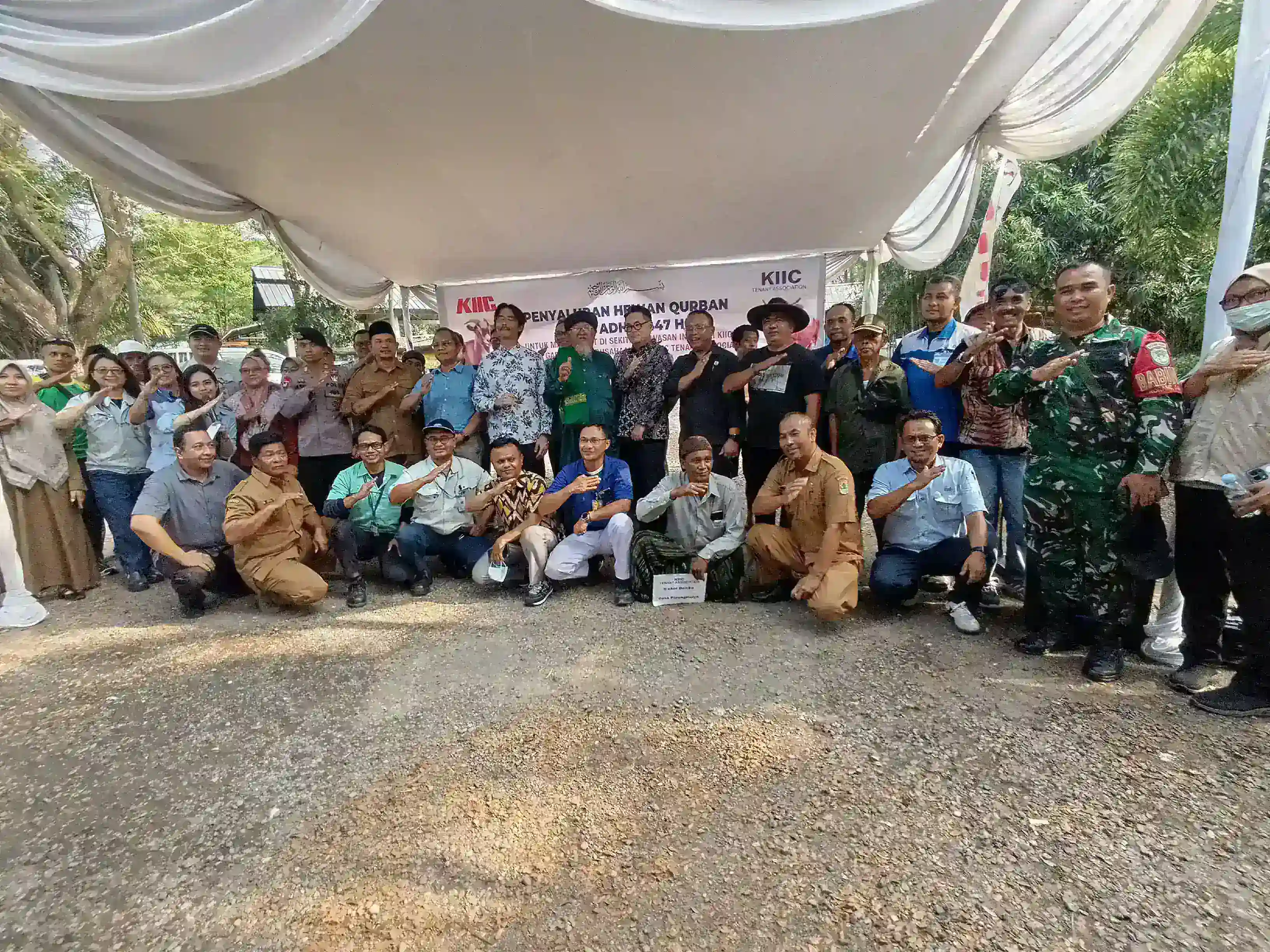 Dalam rangka Idul Adha 1447 H ,KIIC dan Tenant Association Salurkan Hewan Kurban untuk Warga Sekitar Kawasan Industri 7 Desa 