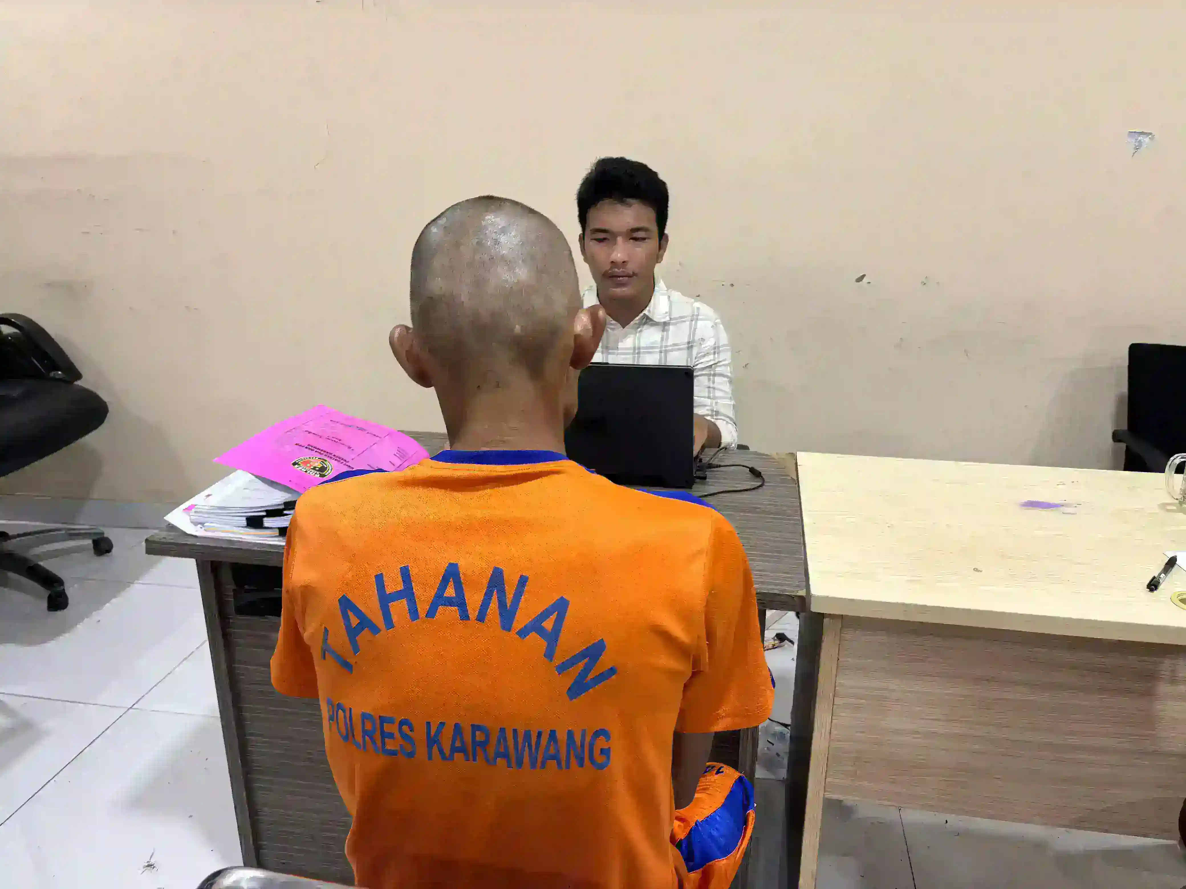Satres PPA dan PPO Polres Karawang Tangkap Ayah Diduga Perkosa Anak Kandung