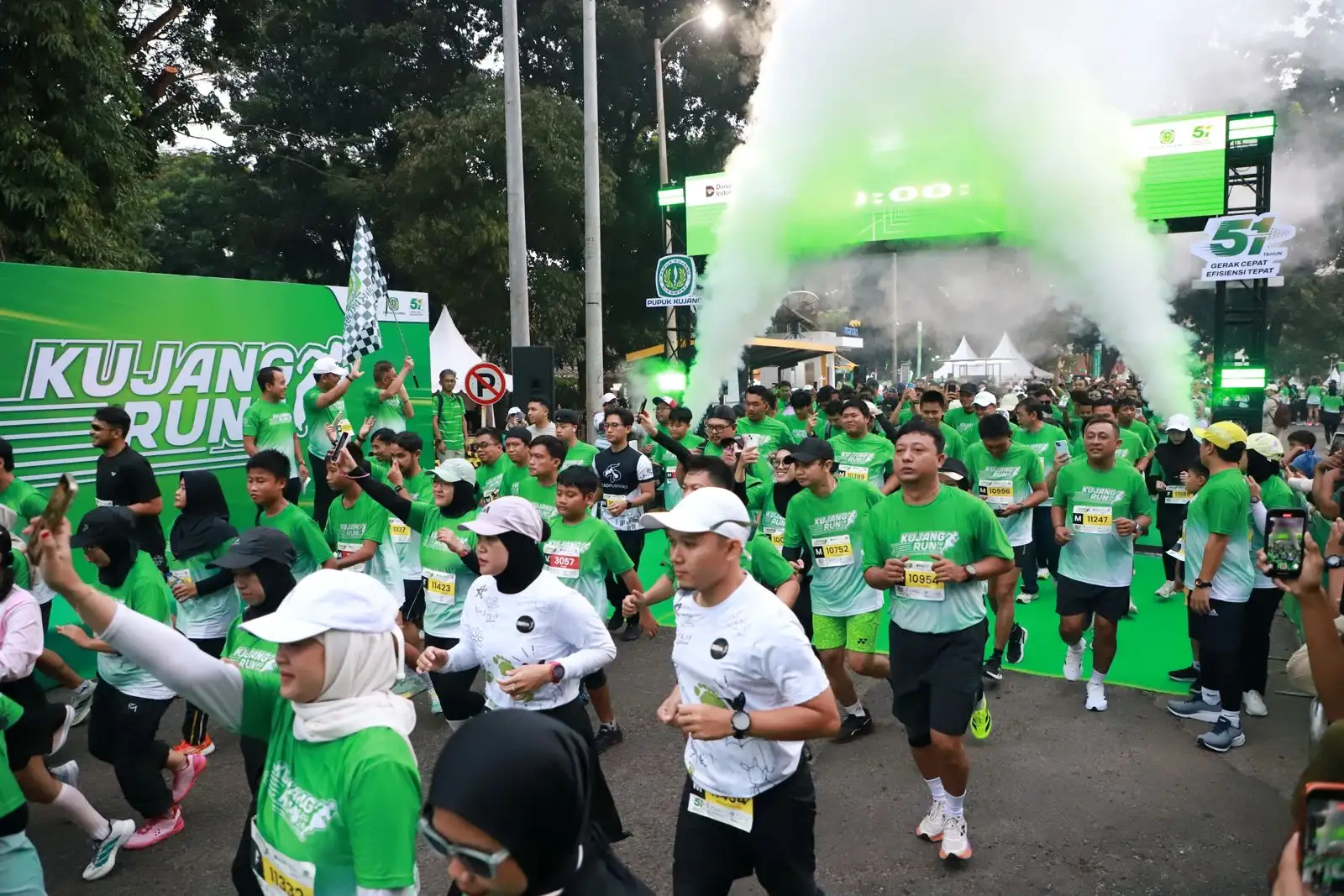 Tembus 1.740 Peserta, Pupuk Kujang Gelar Event Lari di Kawasan Industri  