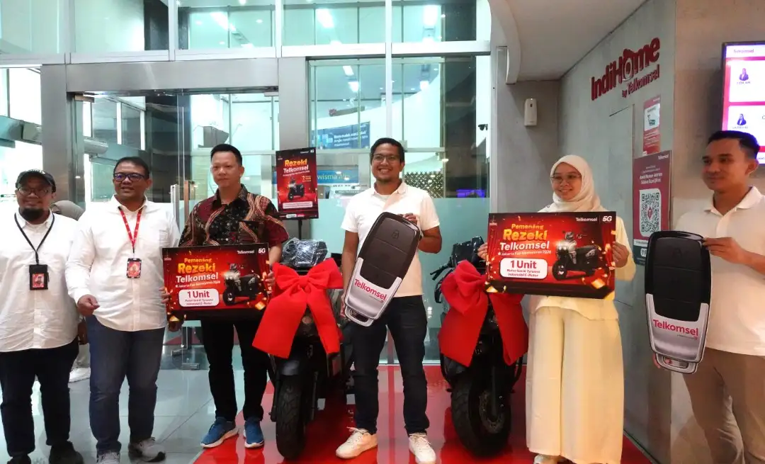 Pelanggan Telkomsel di JFK 2026 Dapat Grand Prize Dua Sepeda Motor