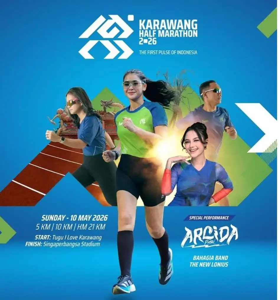 Karawang Half Marathon 2026 di Ikuti 1.587  Peserta 