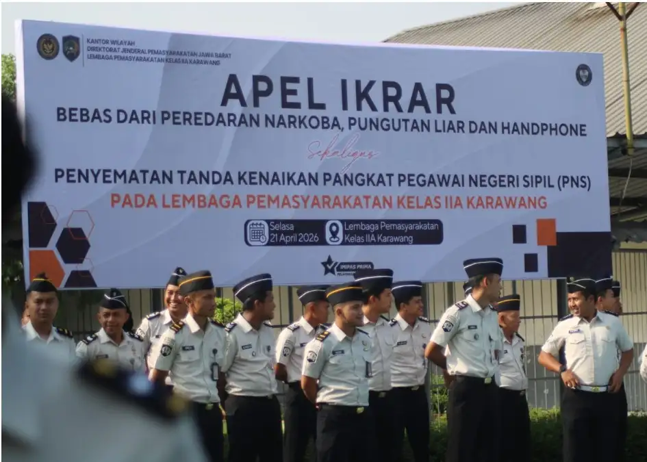 Lapas Karawang Tegaskan Komitmen Bebas dari Peredaran Narkoba