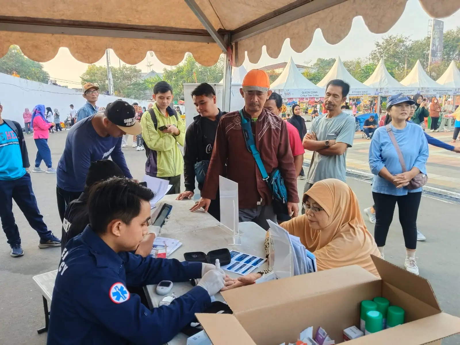 Layanan MCU Gratis Primaya Hospital di Nobar Piala Dunia 2026 Karawang Diserbu Warga