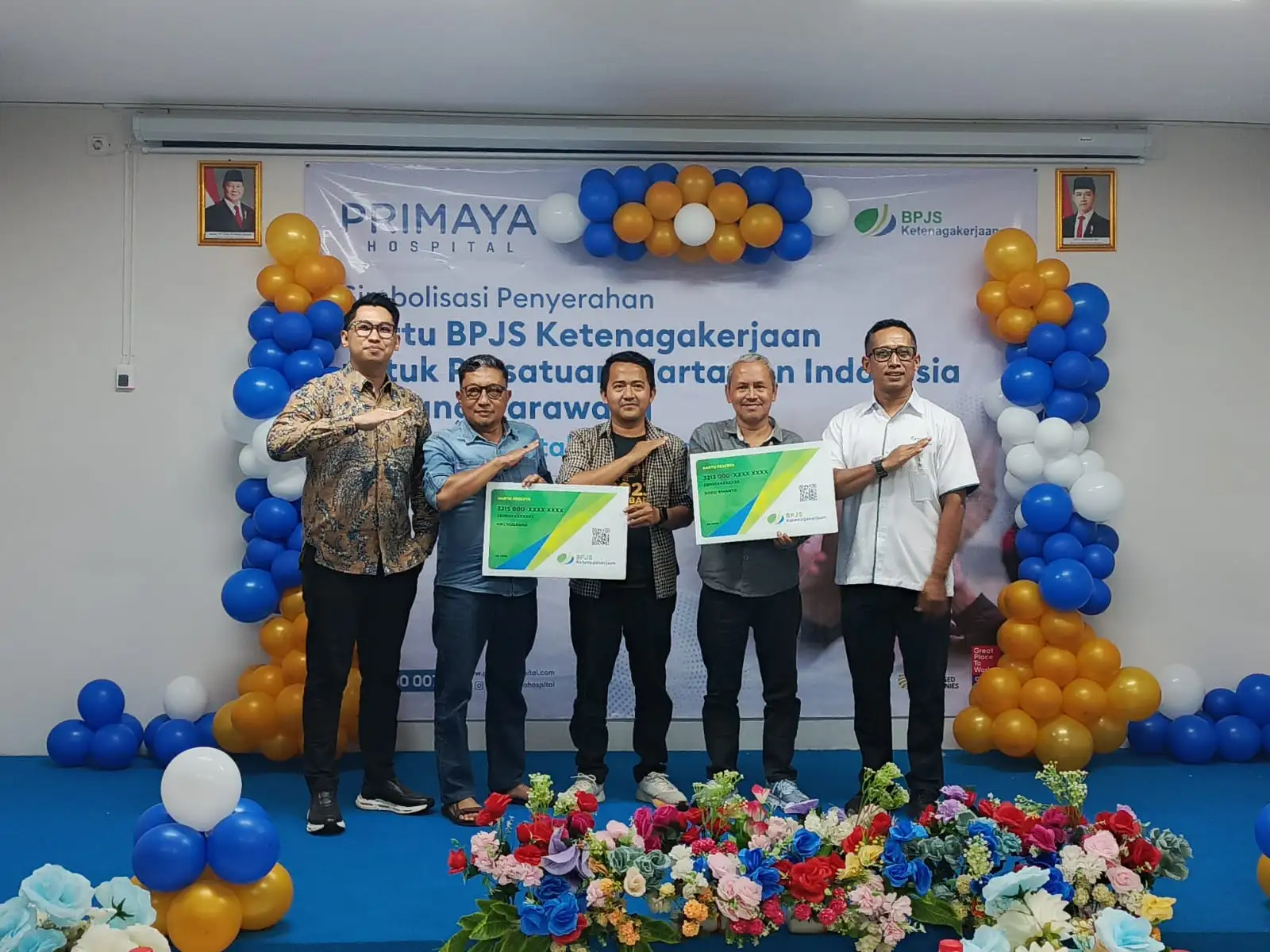 Primaya Hospital Lindungi 40 Wartawan PWI Karawang dengan BPJS Ketenagakerjaan