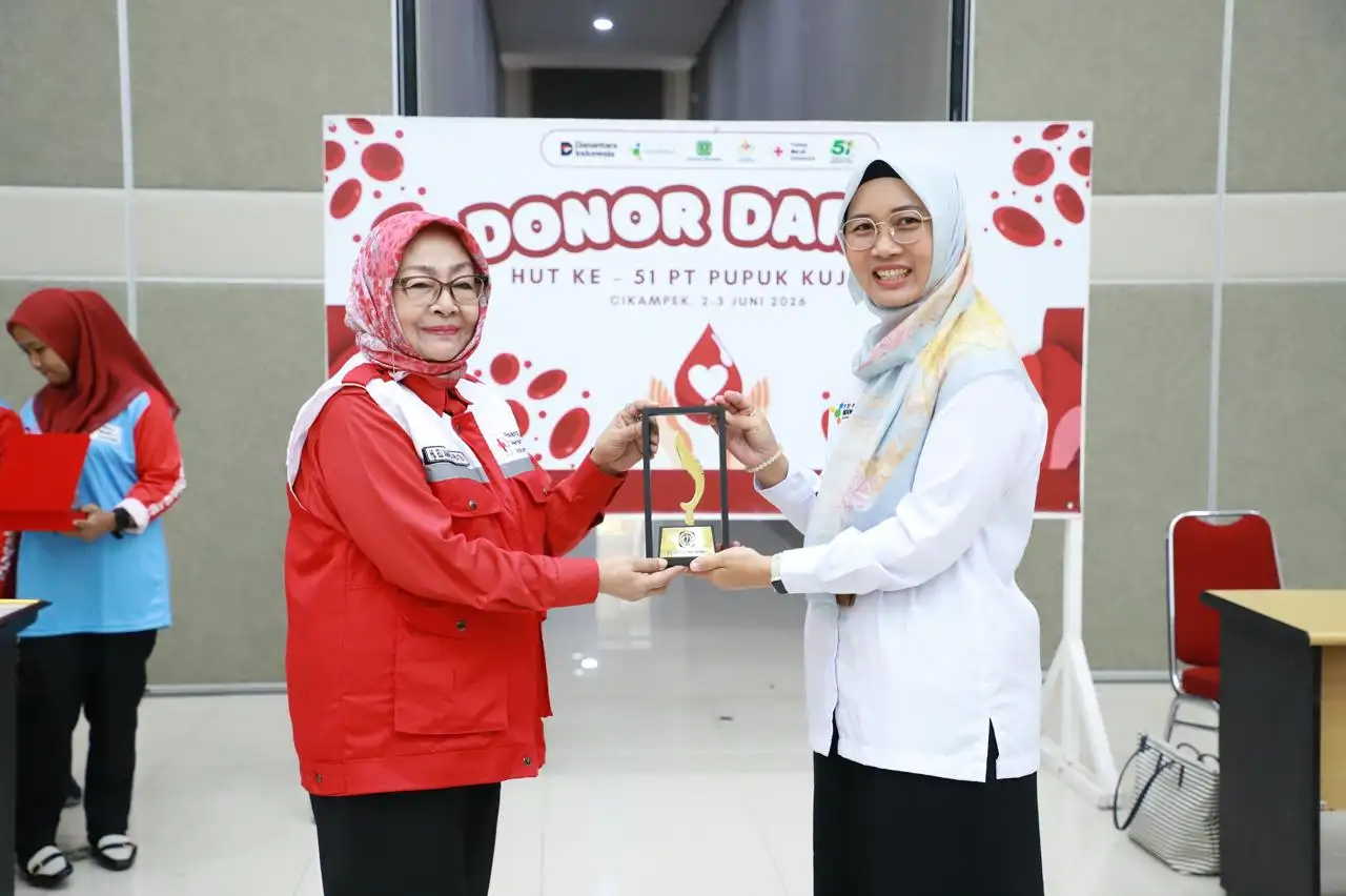 Dukung Pasokan Darah di Karawang, Pupuk Kujang Gelar Donor Darah Massal ielang HUT ke-51